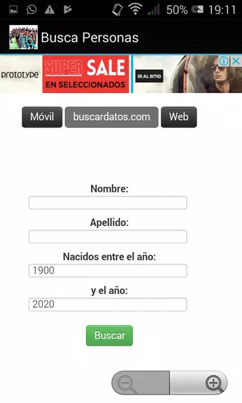 Schermata Buscar personas 2