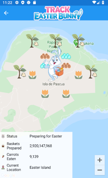 The Easter Bunny Tracker স্ক্রিনশট 1