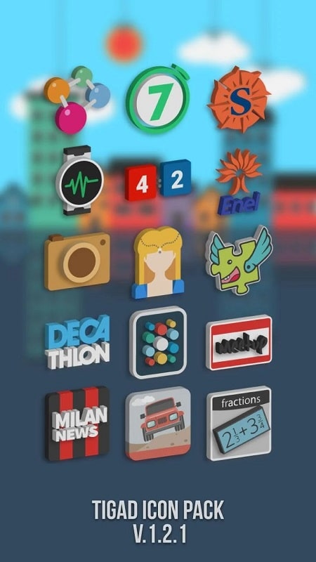 Tigad Pro Icon Pack ภาพหน้าจอ 0