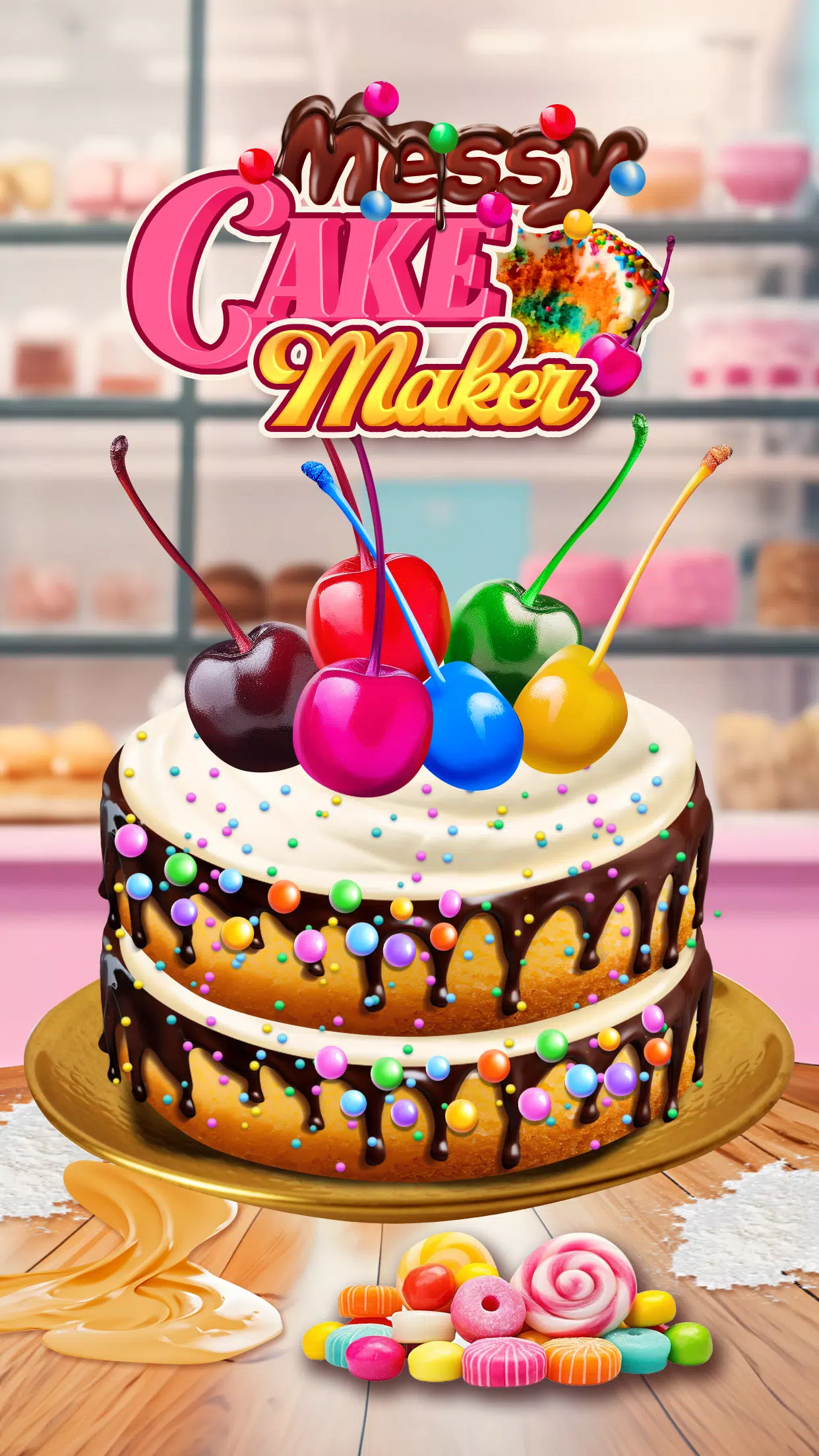 Messy Cake Maker Captura de tela 0