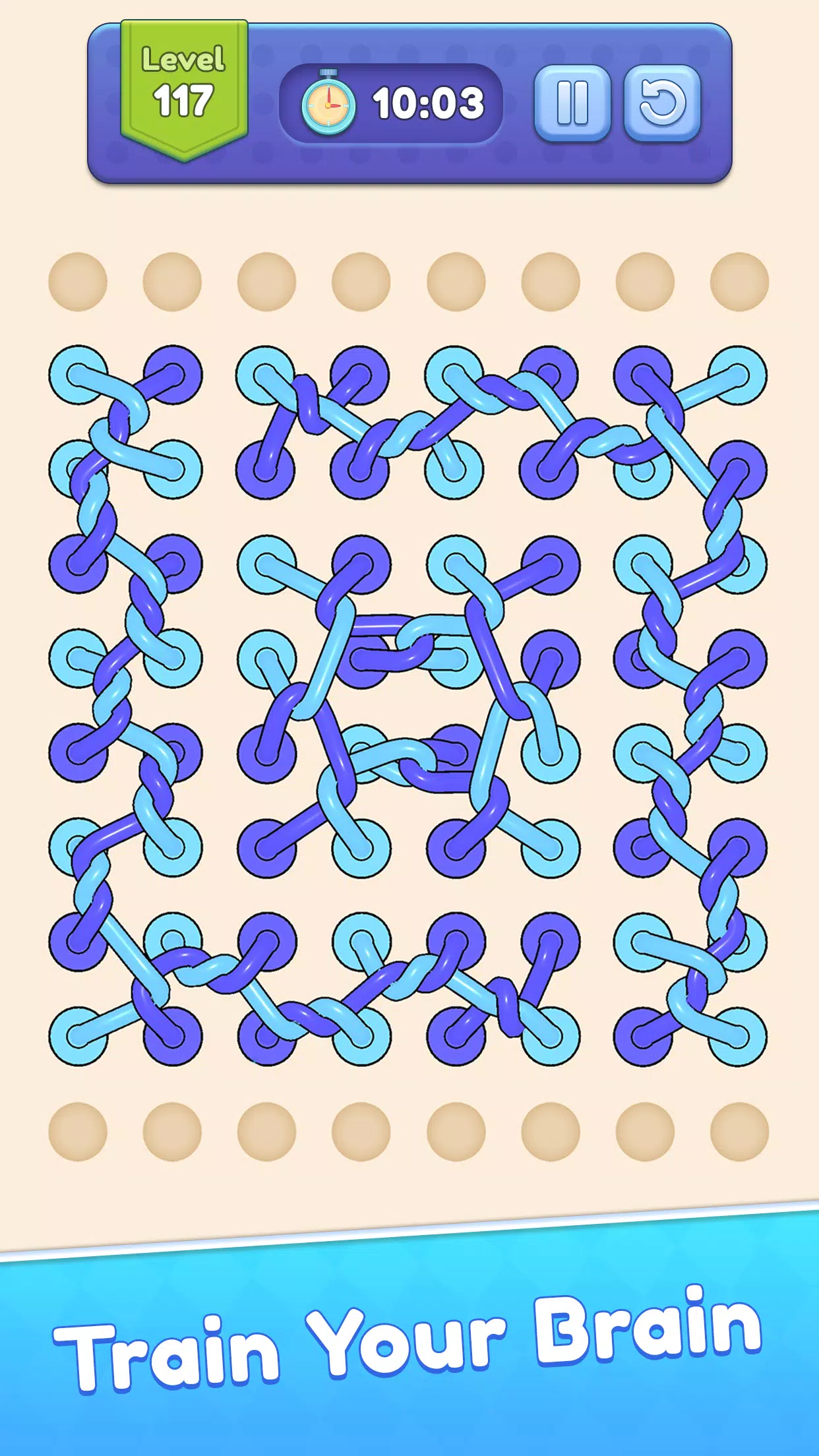 Tangle Out: Rope Puzzle ဖန်သားပြင်ဓာတ်ပုံ 2