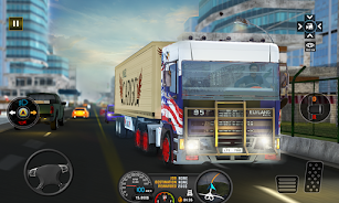 Euro Truck Transport Cargo Sim 스크린샷 2