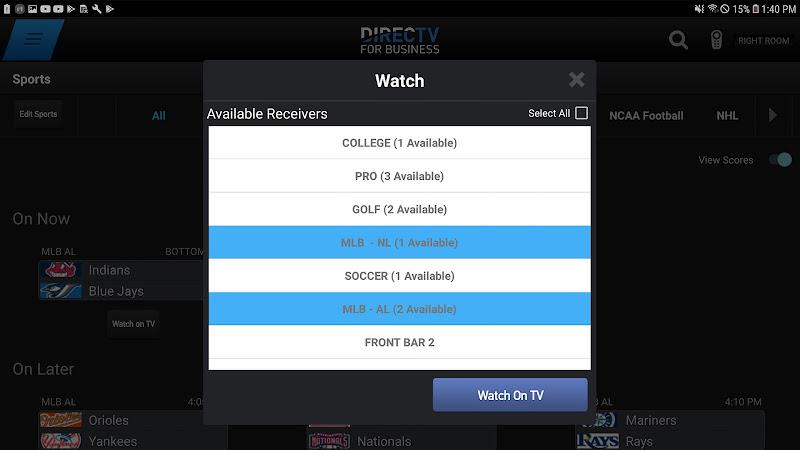 DIRECTV FOR BUSINESS Remote スクリーンショット 0