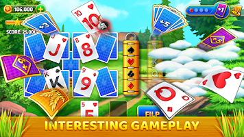 Pyramid Solitaire - Farm Trip Ảnh chụp màn hình 2