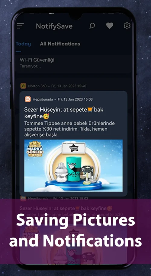 NotifySave Pro Captura de tela 0