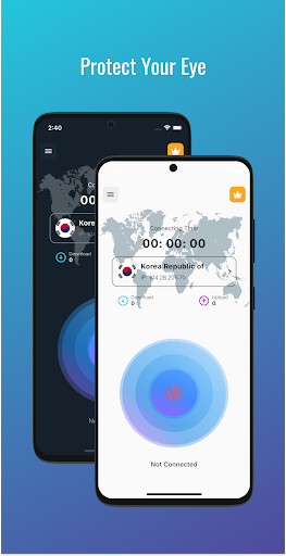 Dark Blue VPN - Fast & Secure ဖန်သားပြင်ဓာတ်ပုံ 1