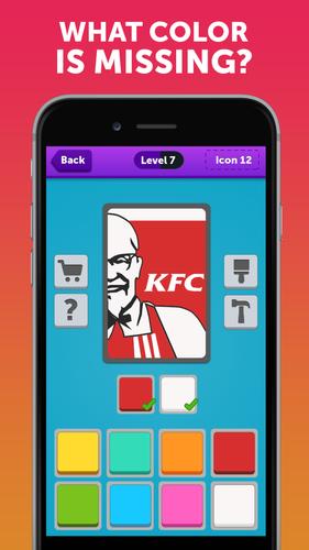 Color Mania Quiz guess logos स्क्रीनशॉट 0