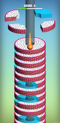 Stack Ball Fruit Crush スクリーンショット 2