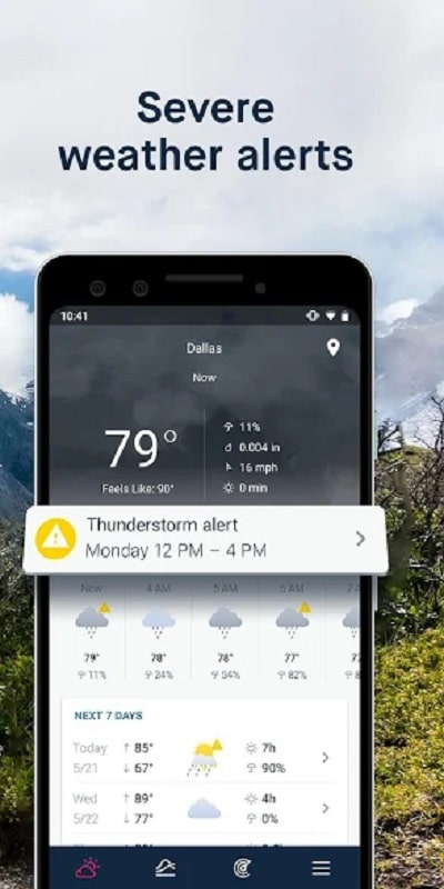 WeatherPro应用截图第3张