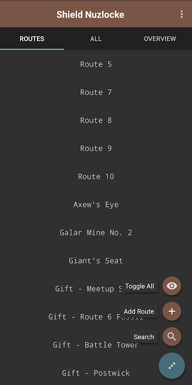 Route Chart - Nuzlocke Tracker - No Ads スクリーンショット 1