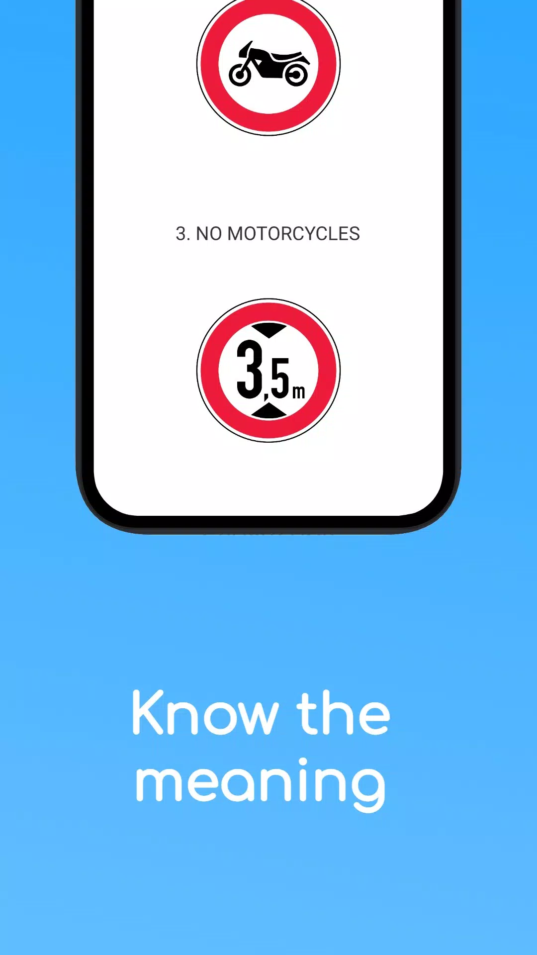 Road Signs Identifier (EU) Screenshot 1