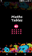 Maths Tables - Voice Guide Ekran Görüntüsü 0