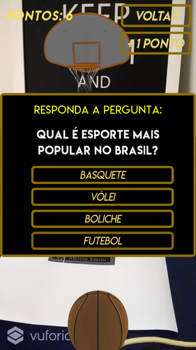 Desafio do Aremesso AR Capture d'écran 3