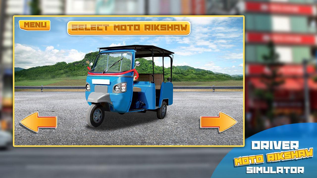 Driver Moto Rikshaw Simulator Zrzut ekranu 1