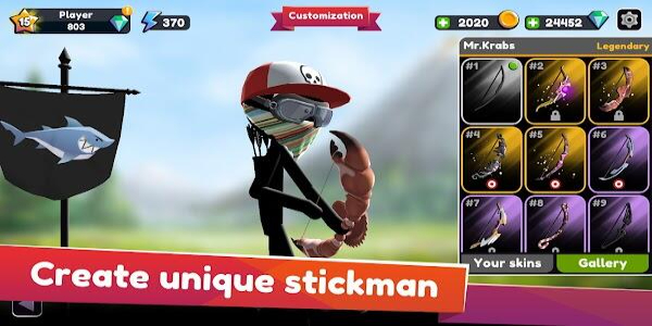 Stickman Archer Online Schermafbeelding 2