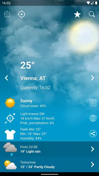 Weather XL Austria PRO Captura de pantalla 0