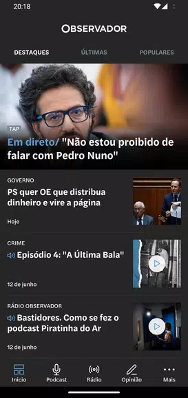 Observador Captura de pantalla 1