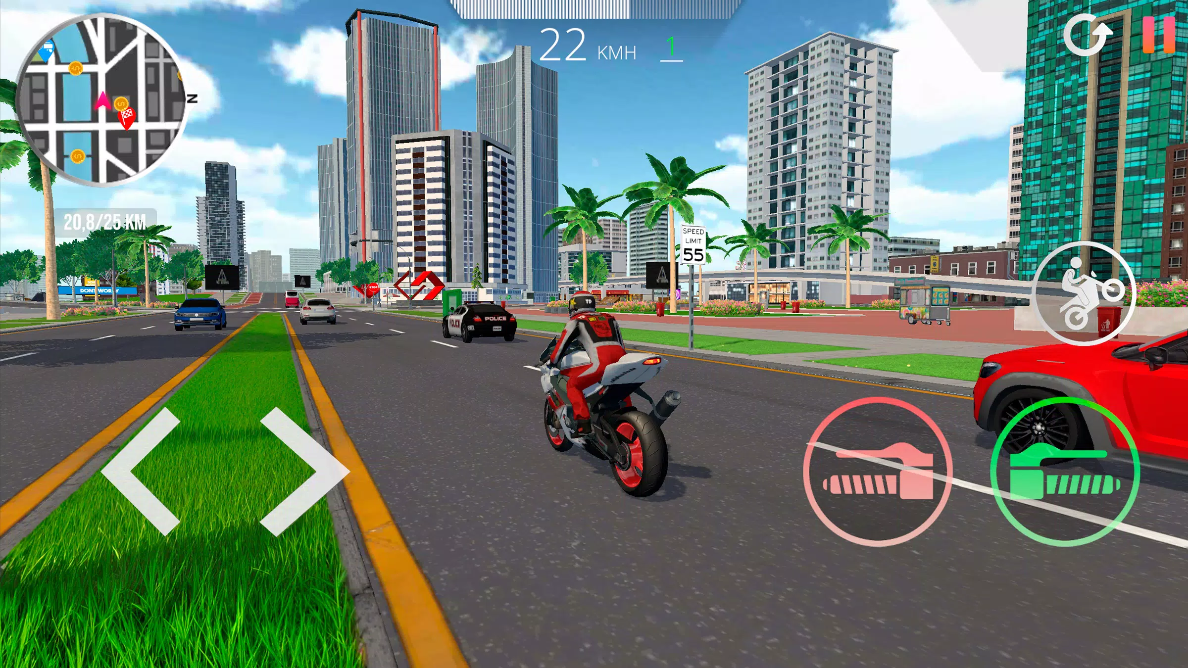Motorcycle Real Simulator Capture d'écran 3