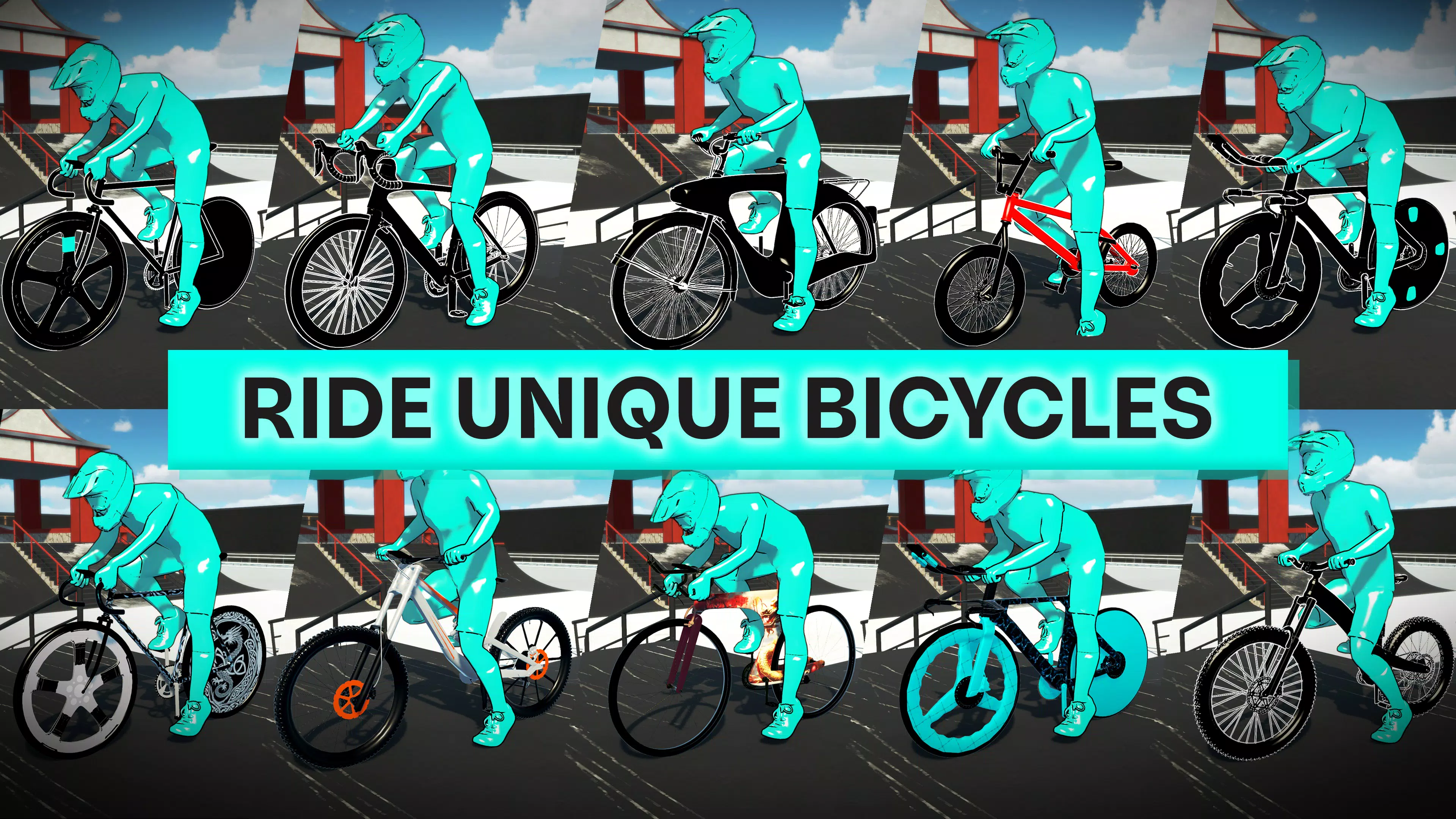 Bicycle Extreme Rider 3D Capture d'écran 2