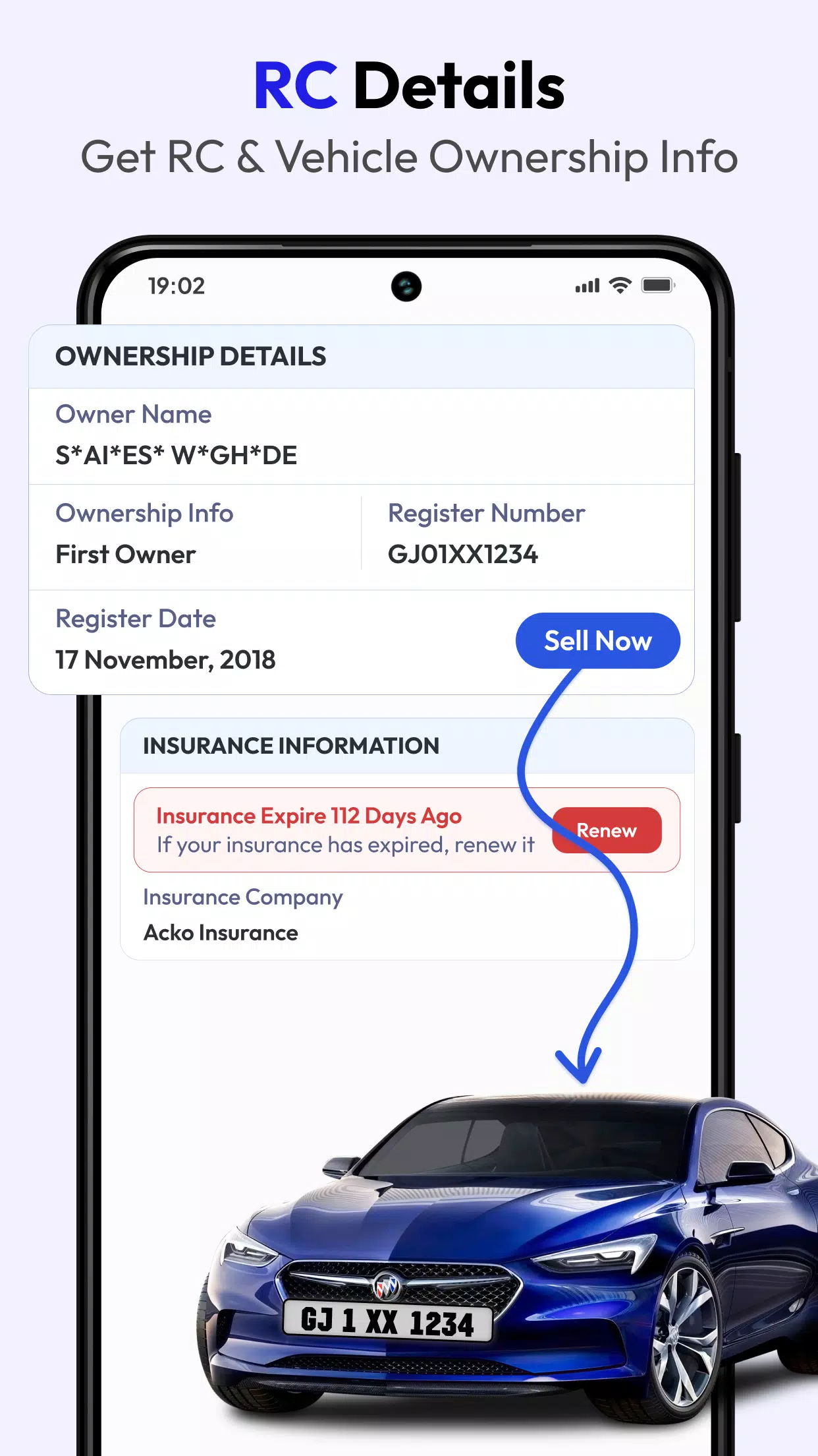 RTO Vehicle Info Screenshot 1