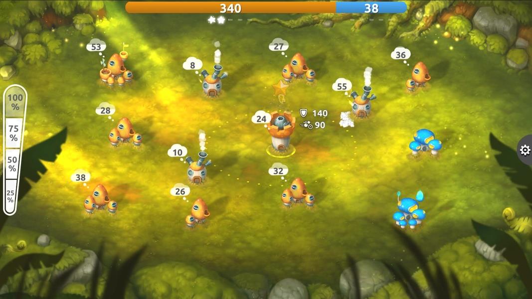 Mushroom Wars 2: RTS Strategy Ảnh chụp màn hình 3