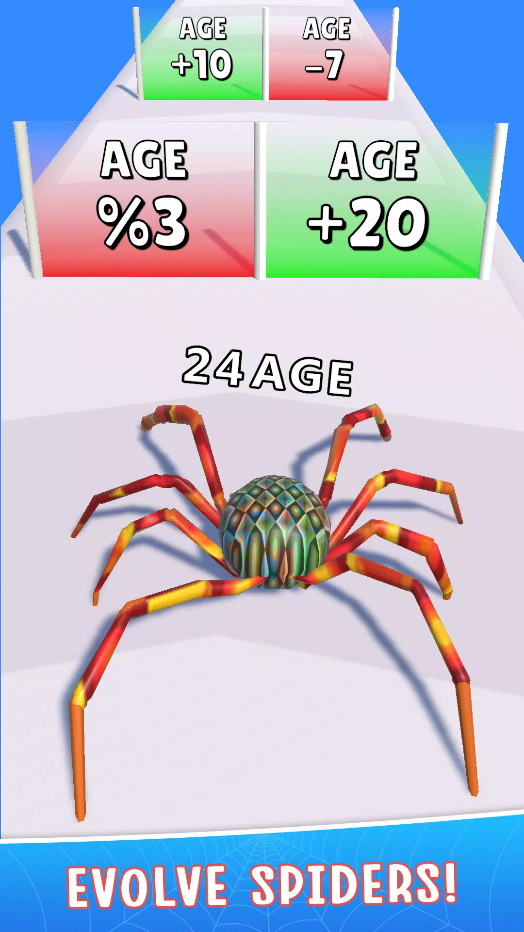 Spider Run: Spider Evolution स्क्रीनशॉट 0