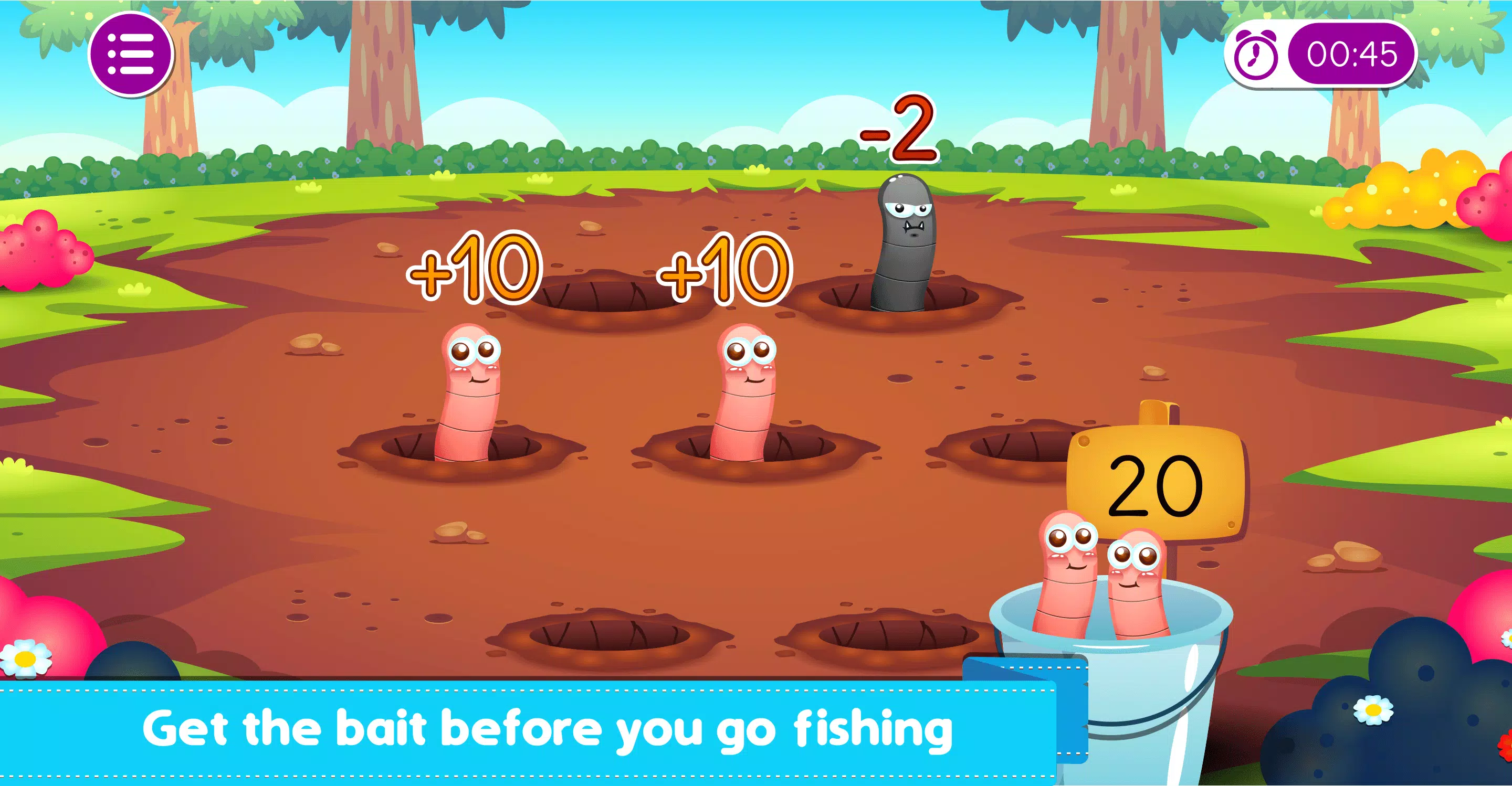 Marbel Fishing - Kids Games スクリーンショット 1