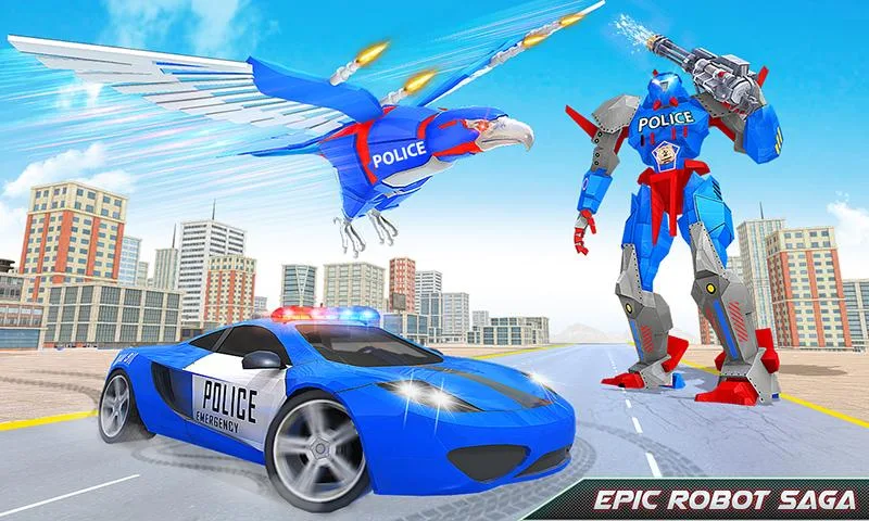 Flying Eagle Robot Car Games应用截图第1张