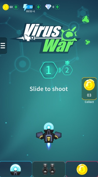 Virus War - Weltraum Screenshot 2