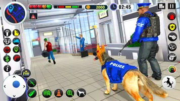 US Police Dog Games : Airport Crime Police Games Schermafbeelding 1