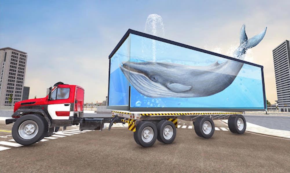 Sea Animal Transporter 2018: Truck Simulator Game ภาพหน้าจอ 1