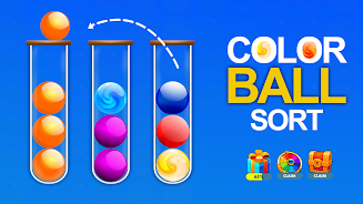 Color Ball Sort Puzzle Game 3D スクリーンショット 1