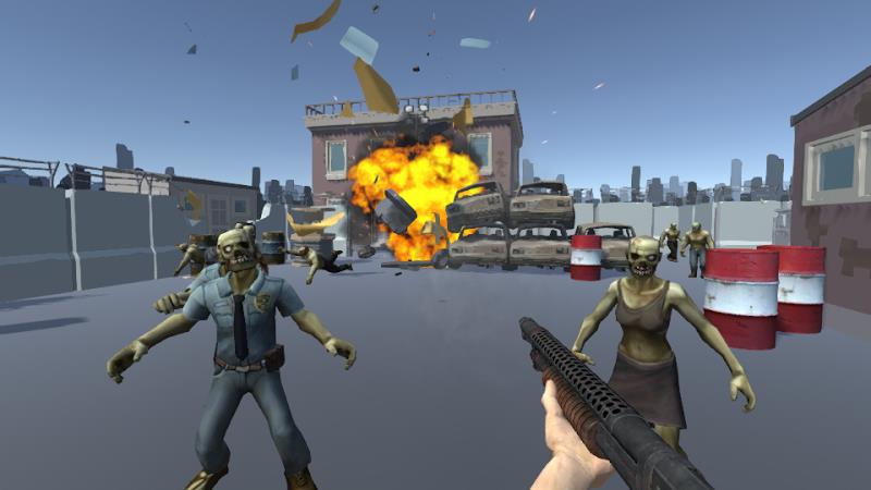 Zombie Shooting 3D Offline Capture d'écran 1