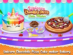 Sweet unicorn cake bakery chef ဖန်သားပြင်ဓာတ်ပုံ 0