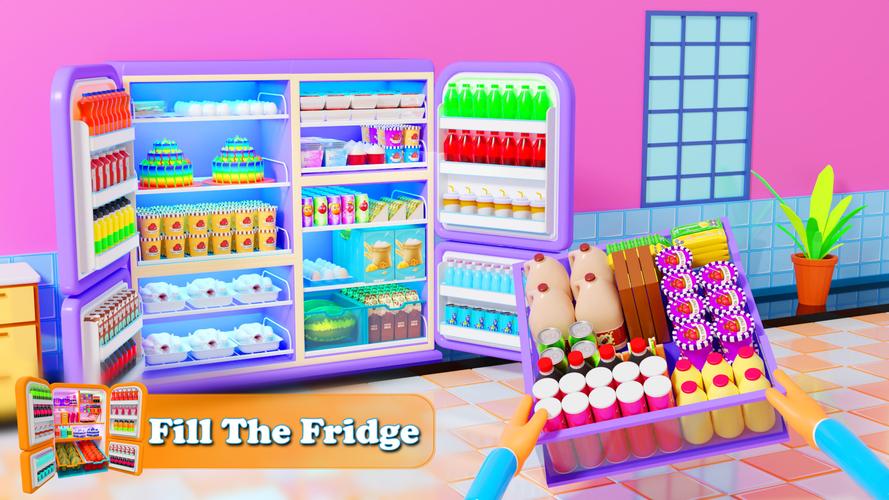 Fill The Fridge Organizer Game 스크린샷 0