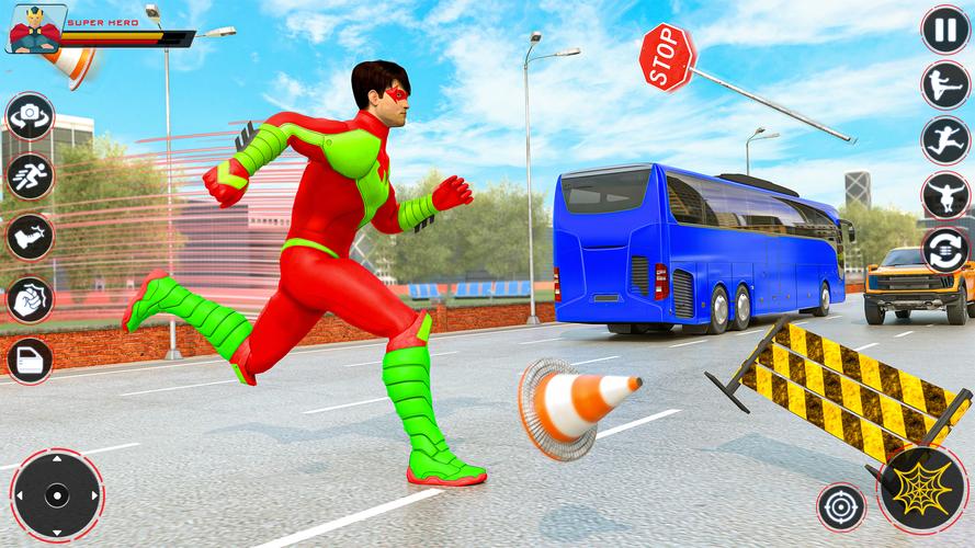 Spider Flying Rope Hero Games應用截圖第3張