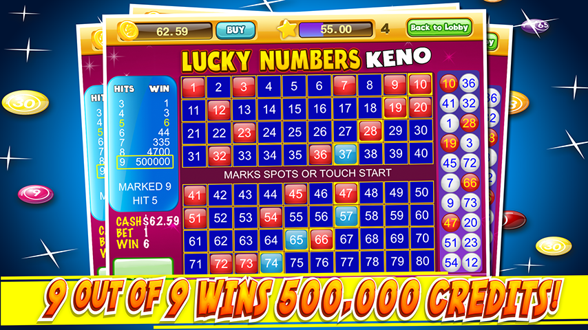 Las Vegas Keno Numbers Free स्क्रीनशॉट 2