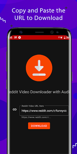 Video Downloader with Audio for Reddit Schermafbeelding 1