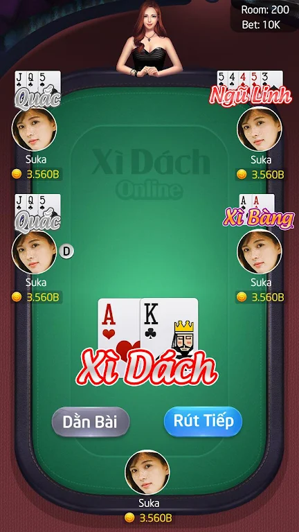 Blackjack - Xì dách Online应用截图第1张