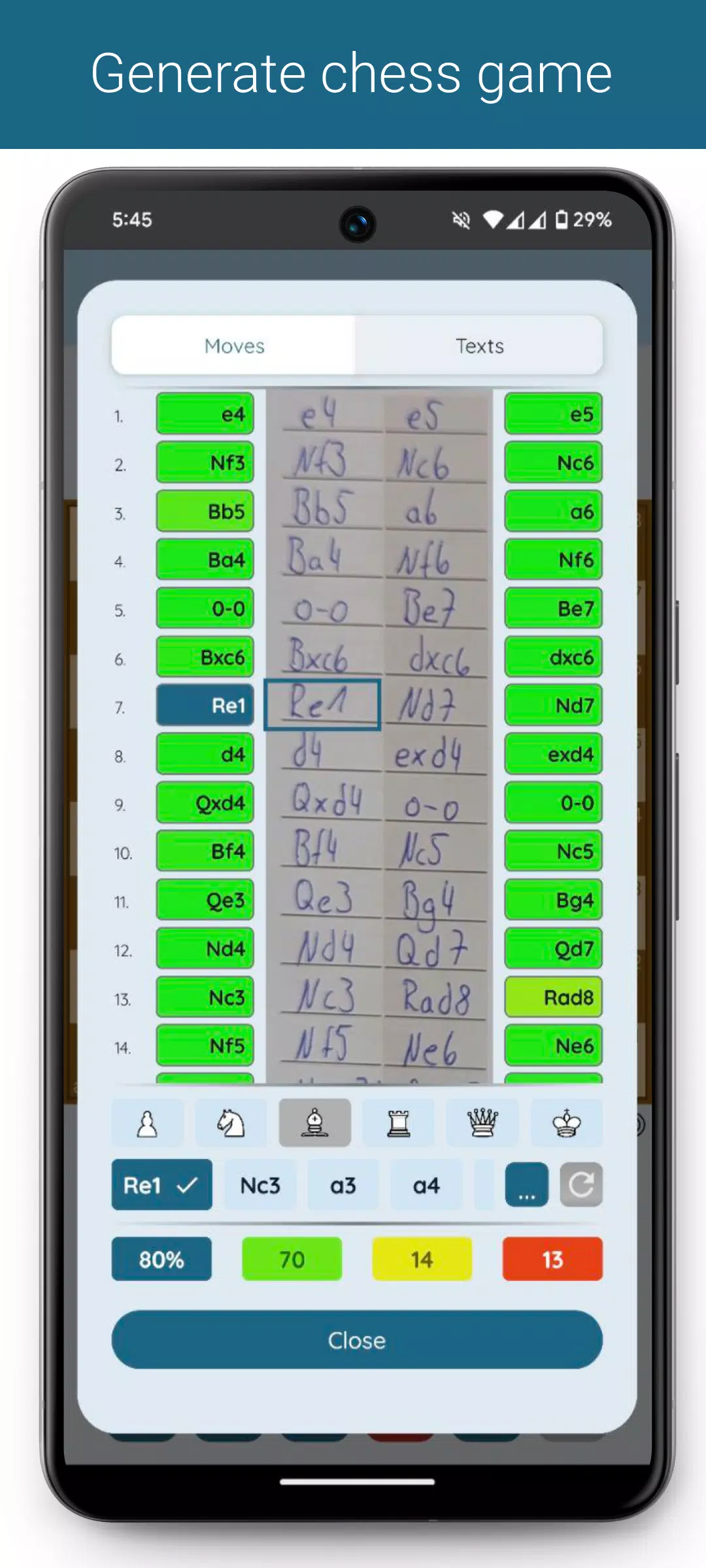 Chess Scanner ภาพหน้าจอ 1