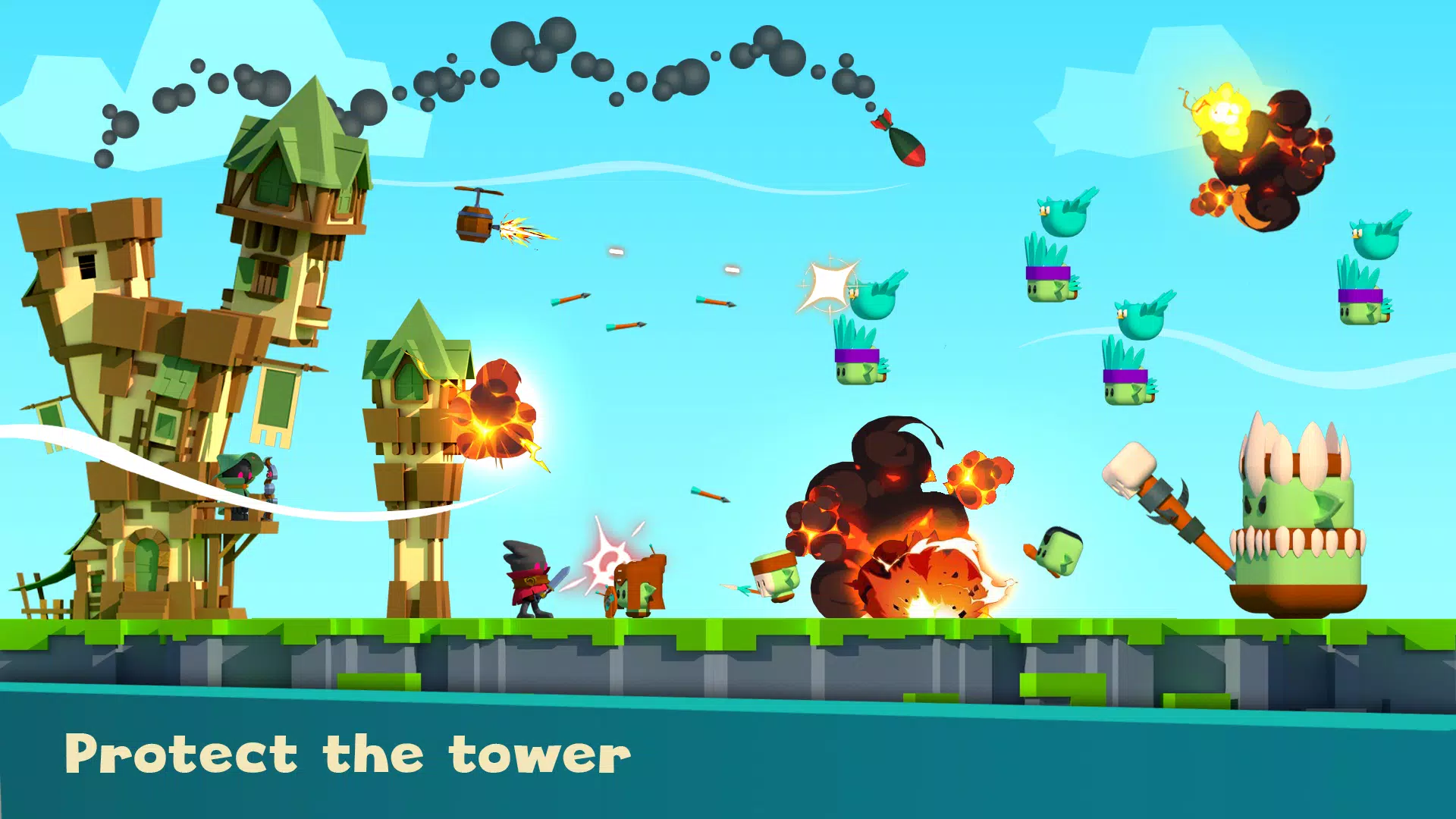 Tower Rush: Survival Defense ဖန်သားပြင်ဓာတ်ပုံ 3