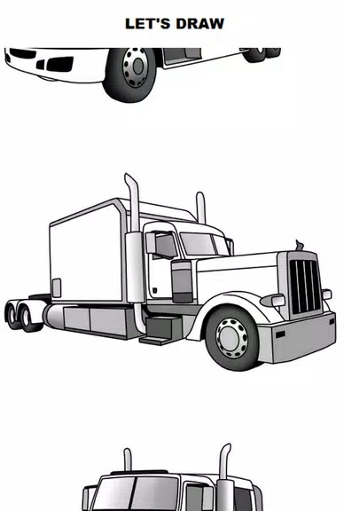 Draw Semi Trucks Captura de tela 0