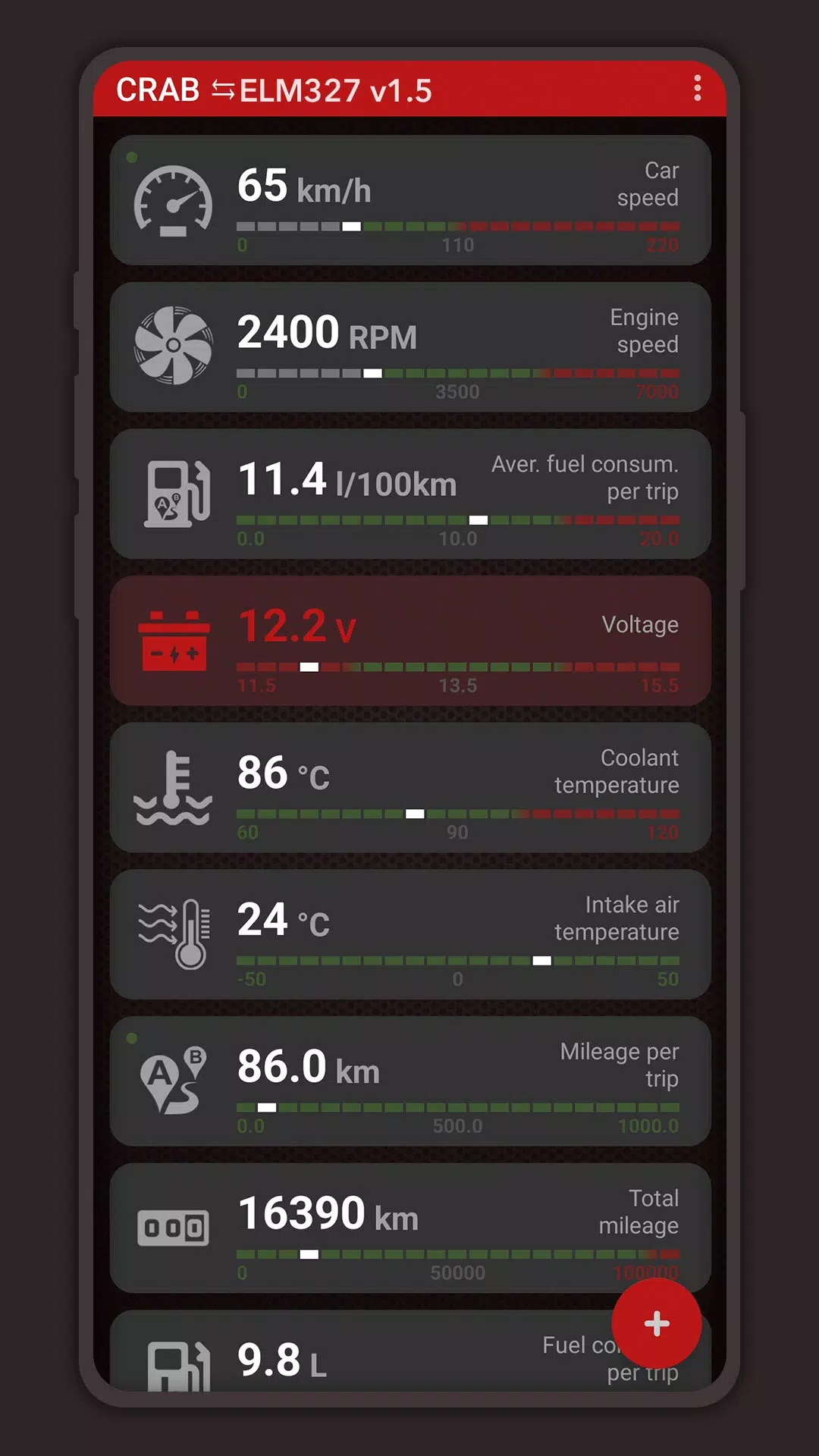 CRAB Car Scanner Screenshot 1