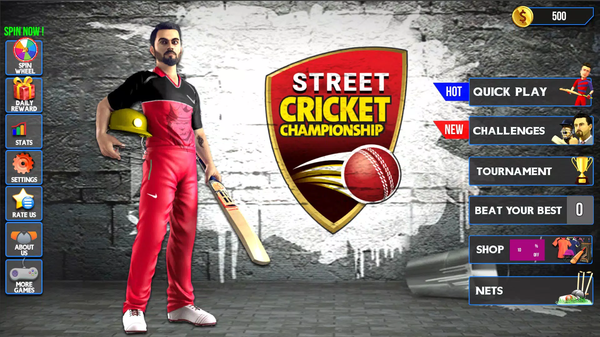 Street Criket-T20 Cricket Game Capture d'écran 0