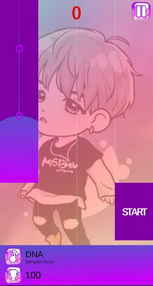 BTS Chibi Piano Tiles Capture d'écran 3