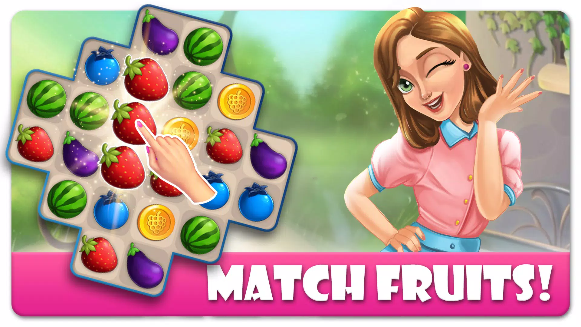 Anna's Garden: Match 3 Games Captura de tela 0