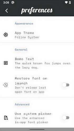 Font Viewer - Preview Fonts 스크린샷 2