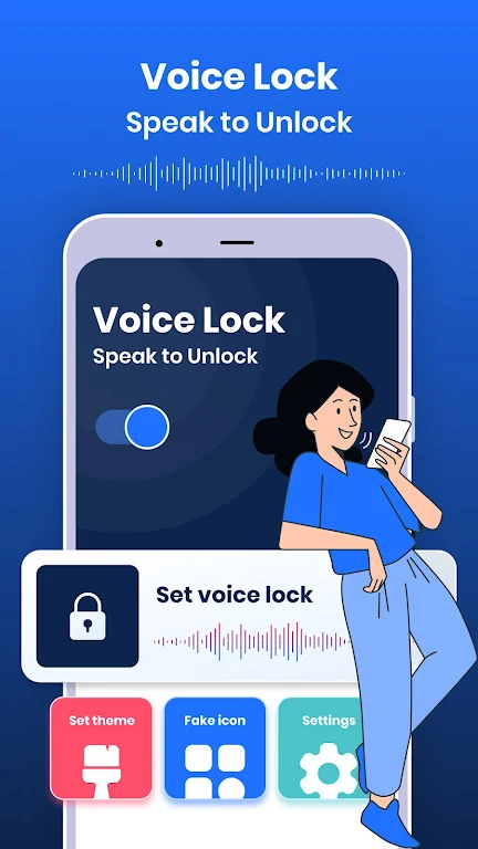 Voice Lock : Speak to Unlock स्क्रीनशॉट 0