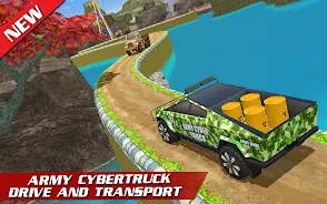 Offroad US Army Truck Driving Screenshot 0