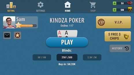 Kindza Poker - Texas Holdem Capture d'écran 3